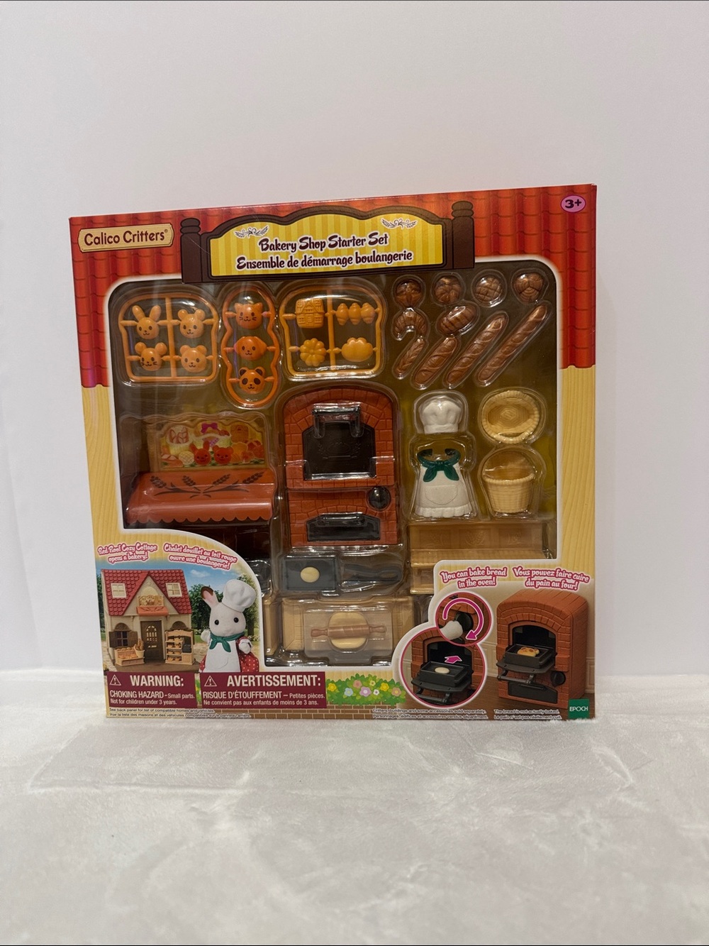 Calico Critters Bakery Shop Starter Set – Bread Oven Accessories – New in Box